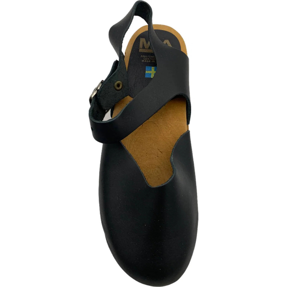 Mia Shoes Handcrafted Swedish Clogs Sofia Black - Medium - Picture 3 of 3